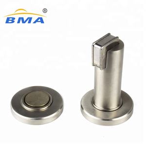 Tope de puerta magnético de acero inoxidable, tope de metal para puerta deslizante, montado en el suelo - Product Image 6