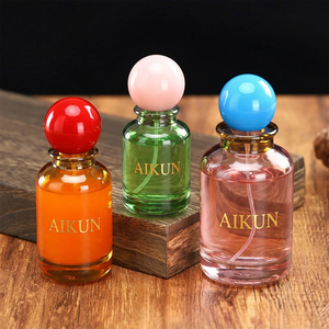 Aikun - Set de Perfume de 50 ml en Envase de Vidrio Ámbar Redondo con Logotipo Personalizado, Aroma Duradero, Caja Marrón, MOQ Bajo, Envío Rápido para Comercio Electrónico - Product Image 3