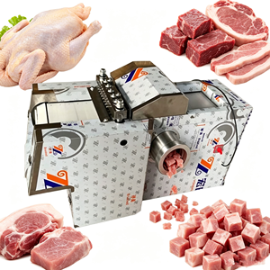 Nueva Máquina Industrial Automática Eléctrica para Cortar Carne en Cubos/<span class=keywords><strong>Dados</strong></span>, Grosor Ajustable, Acero Inoxidable 304, para Pescado - Product Image 1