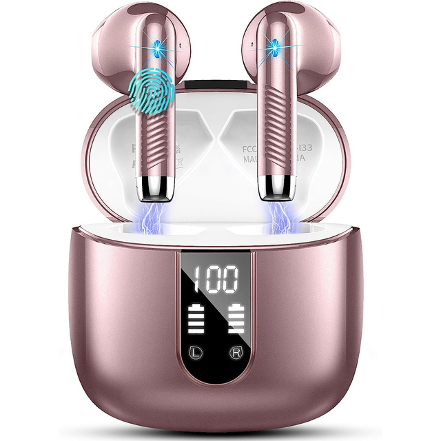 2025 New Tws Active Noise Cancelling Earphones Waterproof Sports Headphones Anc Enc Wireless Earbuds
