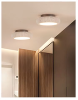 Plafonnier de style Wabi Sabi en pierre de grotte jaune pour couloir, lampe de plafond médiévale pour chambre d'hôtes, luminaire de tête de lit
