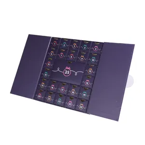 Custom Design 25 Lade Dubbele Deur Blind Doos Speelgoed Favor Gift Countdown Advent Kalender