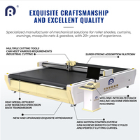 Machine de découpe CNC pour stores zébrés, vente directe usine Ridong, machine de découpe à plat pour tissus de rideaux et stores enrouleurs