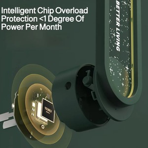 Lampe de nuit LED anti-insectes, piège à mouches enfichable, répulsif électronique anti-moustiques pour la maison - Product Image 2