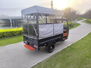 Triciclo de Pasajeros de Carrocería Abierta Motorizado con Motor sin Escobillas de 60V, Capacidad de Carga de 400 kg, Certificado EEC, Autonomía de 50-70 km - Product Image 1