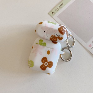 AP028 Fleur brune imprimée en silicone avec pendentif fleur adaptée aux <span class=keywords><strong>AirPods</strong></span> Étui de protection 2/3/1/4 génération pour <span class=keywords><strong>AirPods</strong></span> <span class=keywords><strong>Pro</strong></span> - Product Image 6
