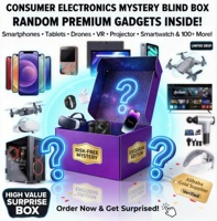 Caja Misteriosa de Electrónicos Edición Norteamérica, 1-5 Piezas Aleatorias, 500 Artículos Diferentes Disponibles, VR, Smartphone, etc., Venta al Por Mayor
