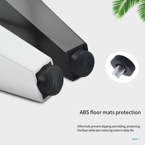 <span class=keywords><strong>Pieds</strong></span> de canapé traditionnels en alliage d'aluminium robuste, réglables, 5 mm, <span class=keywords><strong>pour</strong></span> <span class=keywords><strong>meubles</strong></span> de chambre, table à manger, table basse, lit, meuble TV - Product Image 5