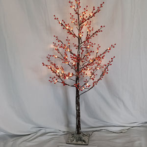 Led Rouge Lueur Chaud Blanc Bouleau Lumières Vacances Nouvel An Décoration Fête Activités - Product Image 1