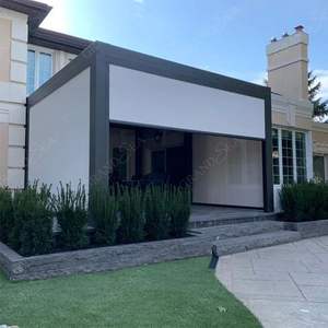 Coupe-vent Imperméable Extérieur Respirant Pergola Écran Patio Parasol Stores Automatiques Motorisés 10x10 Gazebo <span class=keywords><strong>Rideau</strong></span> de Confidentialité - Product Image 5