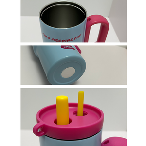 Gobelets en acier inoxydable de 750 ml avec paille, couvercle anti-poussière rotatif, infuseur à thé amovible, anti-fuite - Product Image 4