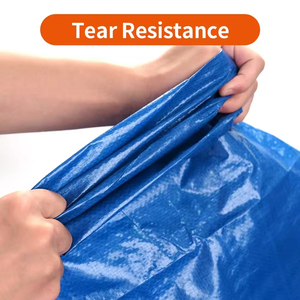 Bâche en plastique robuste, imperméable, en <span class=keywords><strong>polyéthylène</strong></span> PE, bleu, gris, orange, pour camion à plateau, couverture de bois d'œuvre en acier, multi-usages - Product Image 6