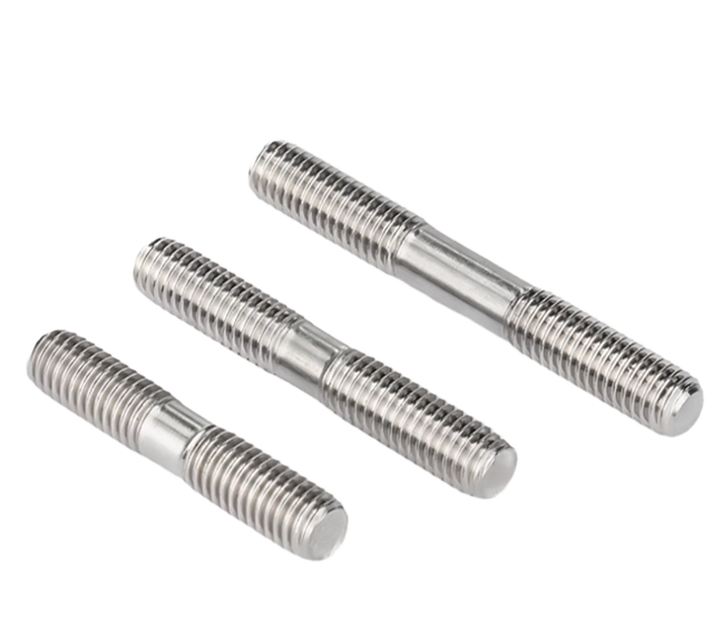 #1 Plain Stud Bolt Threaded Rod Black Finish DIN938 A2-50 A2-70