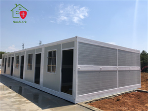 บ้านสำเร็จรูปแผงแซนวิชโนอาห์อาร์ค รูปทรงสี่เหลี่ยมผืนผ้า สำนักงานทันสมัย ติดตั้งง่าย อาคารแบบโมดูลาร์ - Product Image 1