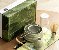 Vente en gros - Coffret cadeau classique de matcha avec bol et fouet à matcha pour les accessoires à thé