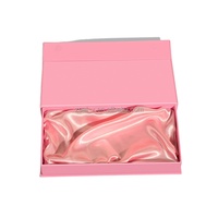 Boîtes de rangement de luxe personnalisées pour cadeaux capillaires, avec fermeture à ruban, pour emballage de mèches de cheveux en soie vierge, avec logo