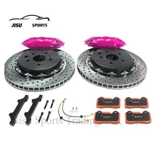 Personnalisé 4 Pot 17 Pouces Roue Auto Gros Étriers De Frein <span class=keywords><strong>Kit</strong></span> Modifié <span class=keywords><strong>Kit</strong></span> pour Toyota LC200 LC300 <span class=keywords><strong>RAV4</strong></span> Avalon Prado - Product Image 2