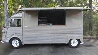 Camionnette alimentaire électrique rétro, directement de l'usine, avec crêpière électrique professionnelle pour festival des montgolfières