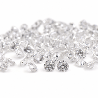 Guadalupe 1mm 1.2mm 1.5mm 2mm 3.0mm Pierres en vrac cultivées en laboratoire, taille brillant, pour la fabrication de bijoux, expédition 24h, stock complet, couleur D, pureté VS2