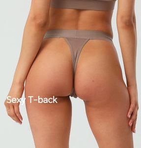 Tentadora Tanga Sexy de tiro alto para mujer, ropa interior con espalda en T, bragas de algodón ultrasuaves transpirables, sensación desnuda agradable a la piel - Product Image 2