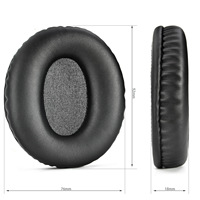Almohadillas de Repuesto para Auriculares Audio Technica ANC500BT 700BT 900BT ANC500BT ANC700BT, Almohadillas de Cuero Proteico Premium, Precio al por Mayor