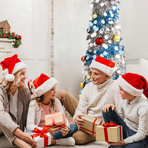 Sapin de Noël en forme de <span class=keywords><strong>crayon</strong></span> <span class=keywords><strong>bleu</strong></span> et argenté de 1,5 m avec paillettes et décorations - Product Image 6