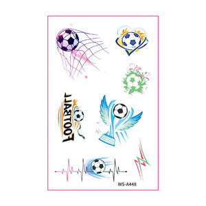 Calcomanías de Tatuajes de Fútbol Coloridas 2026, Personalizables con el Logotipo del Equipo, Resistentes al Agua, Artículos de Lujo para Fiestas de Fans - Product Image 6