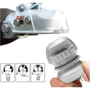 Cerradura de bola de remolque Tertioi de 2 pulgadas, pasador de seguridad de acero con llaves y llave Allen para protección antirrobo de caravanas - Product Image 4
