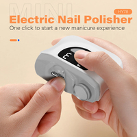 Nouveau design coupe-ongles électrique automatique pour poncer les ongles 2 en 1 sécurité portable coupe-ongles doux avec lumière LED