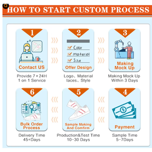 Chaussures de skate à la mode pour hommes baskets basses plates décontractées à lacets Design en cuir véritable Style de marche à la mode urbaine - Product Image 6