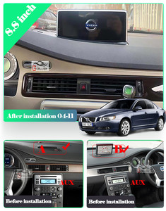 Gerllish Android 8.8 inch Stereo Xe đa phương tiện đài phát thanh cho Volvo S80 <span class=keywords><strong>V70</strong></span> 2004-2011 rhd Navigation GPS video tự động - Product Image 5