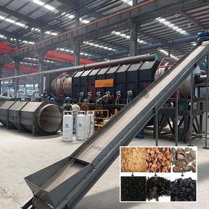 Continuous Biochar Making Machine for Sale Wood Coconut Shell Rice Husk Carbonization Furnace - Product Image 1