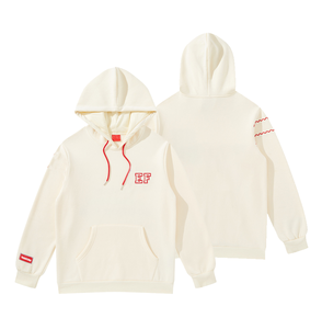 Set di <span class=keywords><strong>pantaloni</strong></span> della <span class=keywords><strong>tuta</strong></span> e felpa con cappuccio <span class=keywords><strong>Beige</strong></span> per uomo elegante completo di felpe con cappuccio - Product Image 2