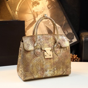 Cao Cấp Bạch Kim Của Phụ Nữ Công Suất Lớn PU Da Túi Xách Hiện Đại Mô Hình Con Trăn Không Thấm Nước Tất Cả Phù Hợp Cho Trung niên Thời Trang - Product Image 6