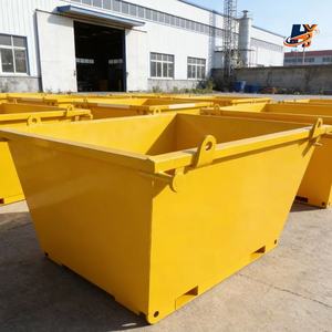 حاويات نفايات متنقلة للنفايات الصلبة وجمع قمامة البناء وحاوية نفايات مناسبة للرافعات الشوكية - Product Image 3