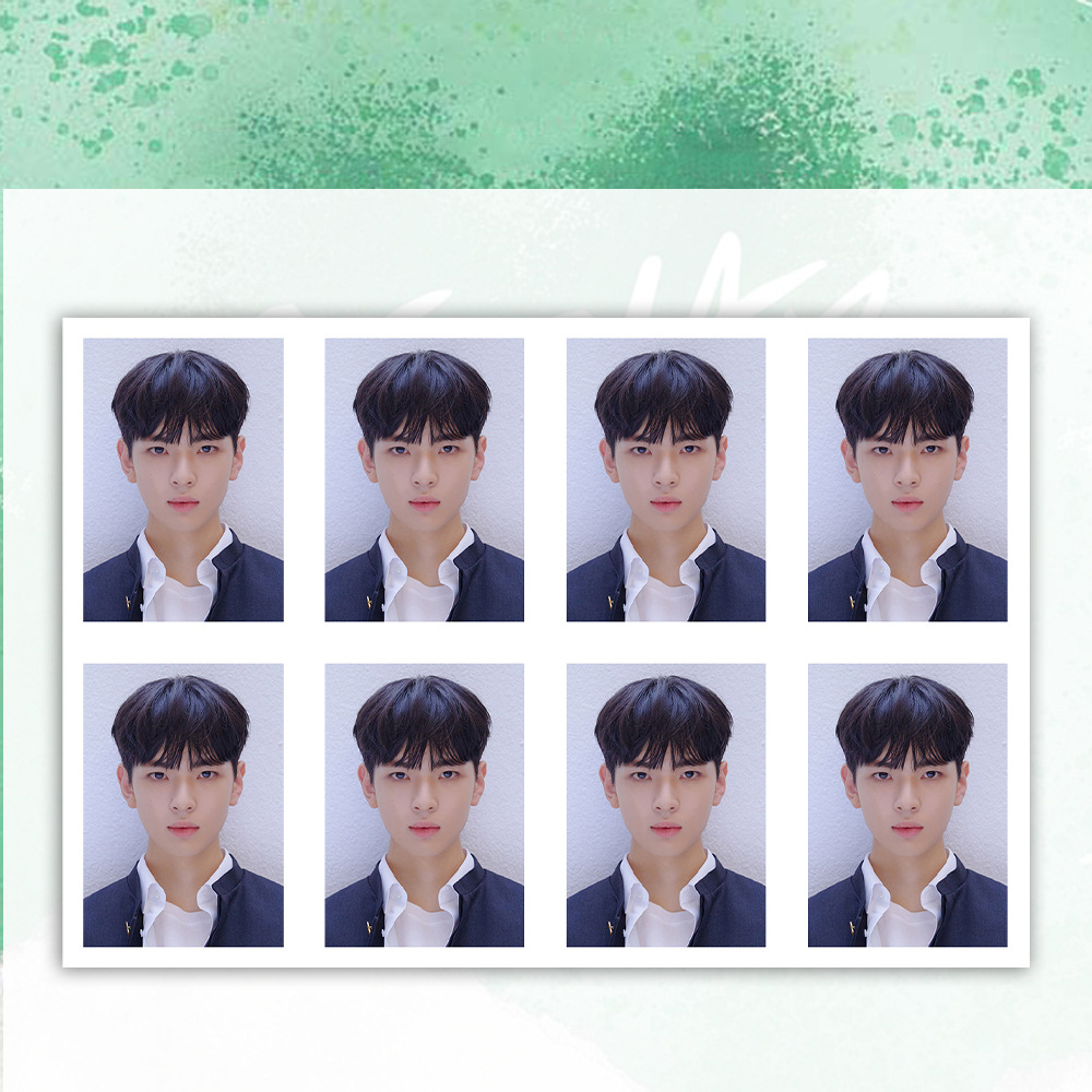 KPOP EPEX Member One Inch Personal ID Photo Cards Baekseung Keum