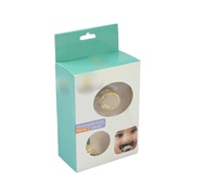 Boîte d'emballage personnalisée en carton écologique et recyclable pour attaches-tétines, avec logo en relief, pour sucettes de bébé