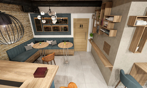 Bar à cocktails de style luxe Mobilier d'intérieur design personnalisé Pub vitrine comptoir vitrine de bar en bois - Product Image 4