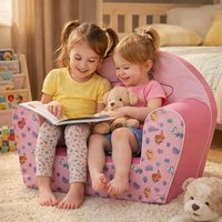 Fauteuil portable en mousse rembourrée Tataway pour filles, motif Pat'Patrouille, design contemporain, confortable et amusant