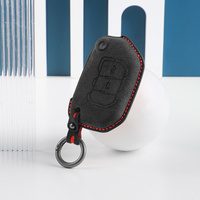 Étui pour clé de voiture en daim pour Jeep Compass 2018, élégant sac pour clé stéréo, accessoire