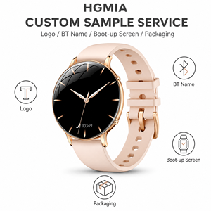 Montre connectée ultra-fine pour femmes M201, écran AMOLED de 1,32 pouce, suivi du cycle, fréquence cardiaque, oxygène sanguin, IP68, OEM, ODM, logo personnalisé - Product Image 6