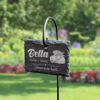 Cadeau commémoratif pour chien et chat, cadeau de commémoration pour animal de compagnie, marqueur funéraire pour animal de compagnie, pierre commémorative personnalisée pour animal de compagnie pour le jardin