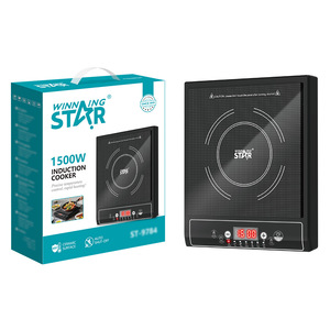 Placa de Inducción Táctil Inteligente para el Hogar, con Panel Cerámico, Impermeable, con Protección de Apagado Automático, Marca Winning Star - Product Image 1