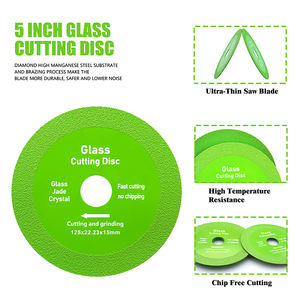 Disco De Corte De Vidro 100mm Ultra-fino Saw Blade Garrafas De Vinho De Cristal De Jade Moagem Chanfro Lâmina De Corte Disco De Vidro - Product Image 4