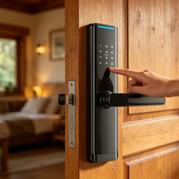 Serrure de porte intelligente à commande par application TTLock, directement de l'usine, serrure électronique numérique sécurisée sans clé pour appartement et maison d'hôtes