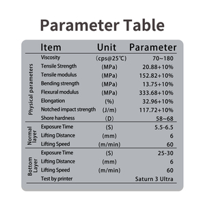 Résine photopolymère FBA Antinsky pour bijoux moulés, à faible expansion, haute précision, 1 kg, pour imprimante 3D LCD DLP - Product Image 6