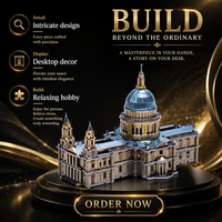 Modelo Metálico 3D de la Catedral de San Pablo, Juguete Educativo STEM, Venta al Por Mayor, Personalizable, Regalo Decorativo, Directo de Fábrica, OEM, CE EN71