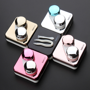 Fashion Custom Contact Lens Case Colorful Contact Lenses Case Container Case Travel Box