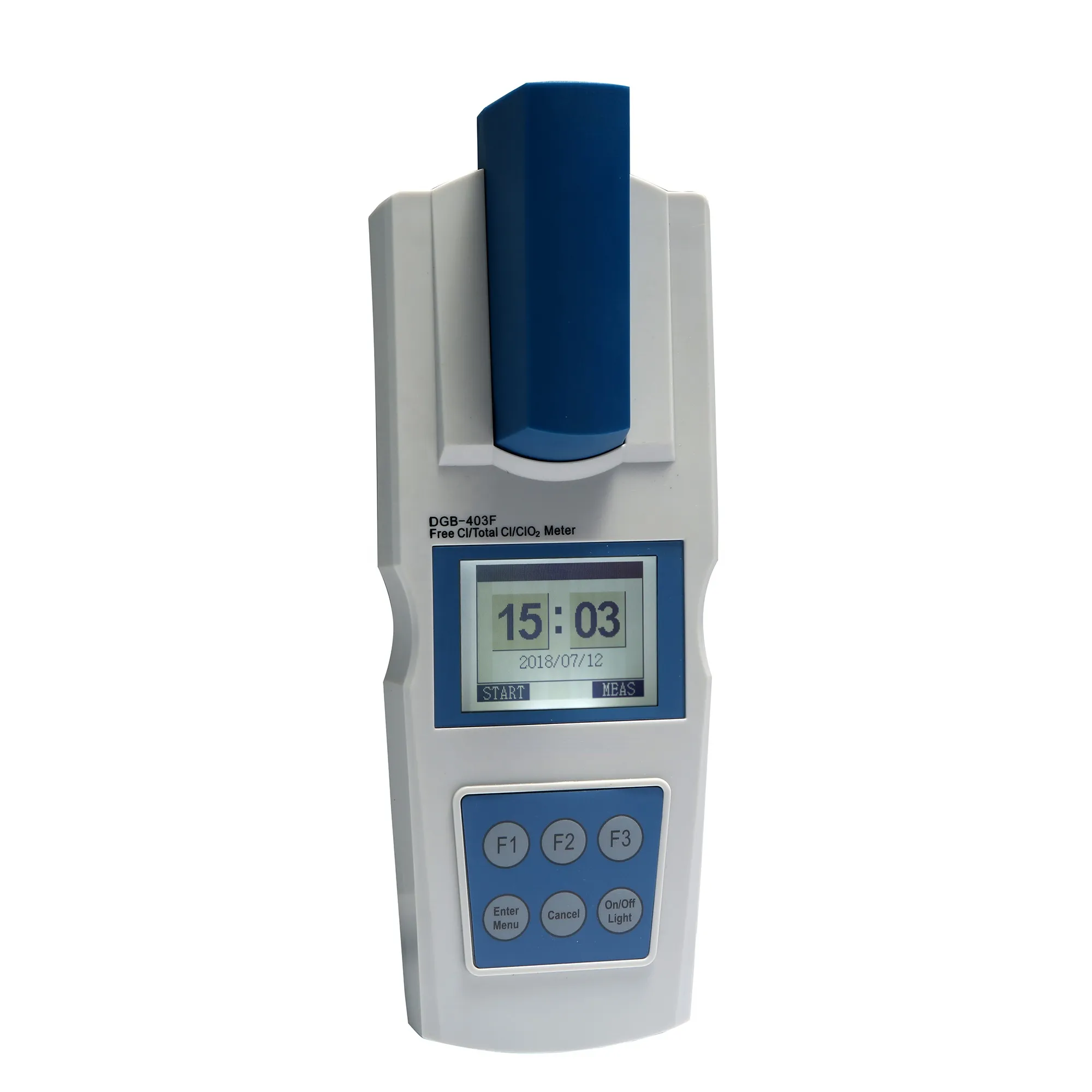 Analizzatore del misuratore del Tester del PH e del cloro della piscina di purificazione dell'acqua potabile digitale portatile di precisione DECCA