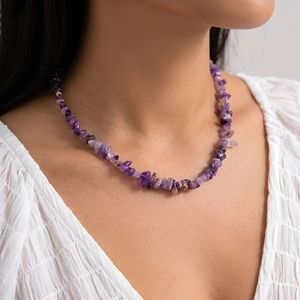 Nouveau Bracelet et Collier Minimaliste <span class=keywords><strong>Chic</strong></span> en Acier Inoxydable Plaqué Or, Bijoux Irréguliers Colorés Effet Écrasé pour Hommes et Femmes - Vente Flash Dina - Product Image 2